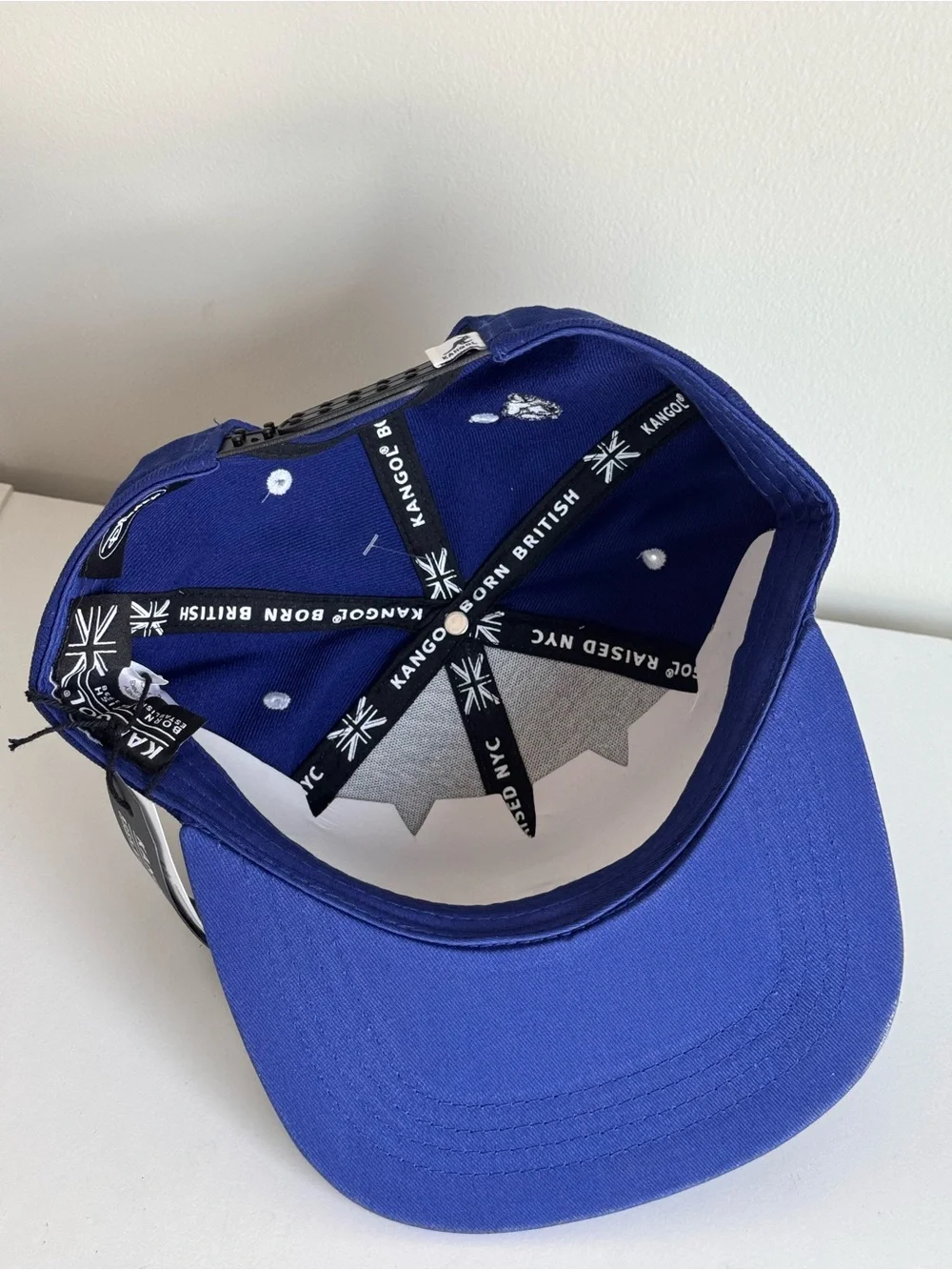 Kangol x Disney Ink Links Mickey Mouse Embroidered Snapback Baseball Cap NWT